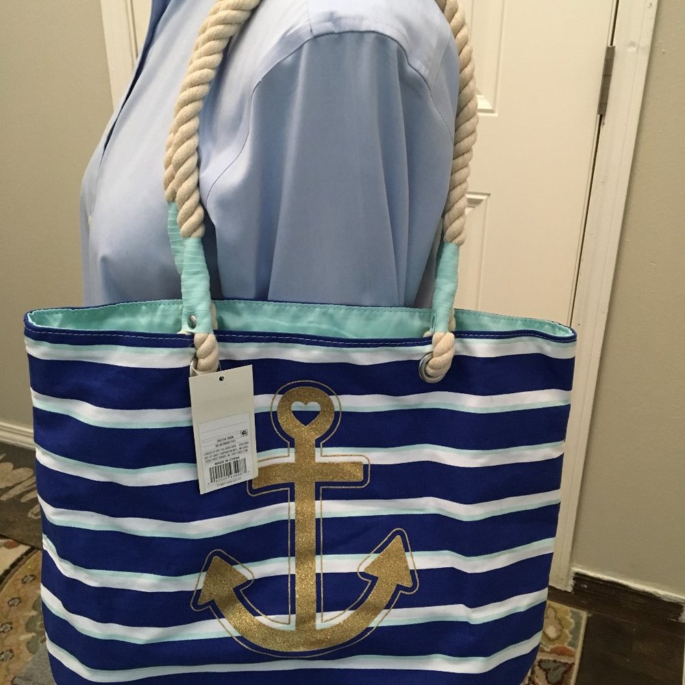 Cat & Jack Nautical Anchor Tote